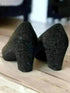 Black Shimmer Ballerina Shoes - cunei